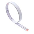 thumbnail image 1 of Pit Measure Tape Measure 1m/13mm Adhesive, White, 1 of 5