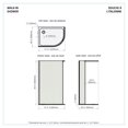 thumbnail image 4 of A&E Bain et Douche OLISA-3648-CHR DOUCHE, 4 of 8