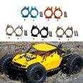 thumbnail image 1 of Ruiboury 2pièce Aluminium avant C-Hub Roulette Bloc pour Axial 1/10 JR ROCK RACER 90026 Améliorer Voiture RC Orange 1Set, 1 of 6