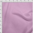 thumbnail image 4 of oneOone Cotton Poplin Fuschia Pink Fabric Geometric Craft Projects Decor Fabric Printed by The Yard 42 Inch Wide, 4 of 4