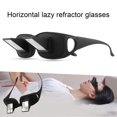 thumbnail image 2 of Prism Glasses Universal Non-slip ABS Refractive Show Horizontal Glasses for Reading, 2 of 8