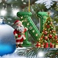 thumbnail image 4 of Christmas Tree Decorations,26 Letters Christmas Tree Decoration Pendant Christmas Tree Ornaments Personalized Diy Christmas Ornaments Christmas Decoration Xmas Tree Hanging Decor Feature, 4 of 4