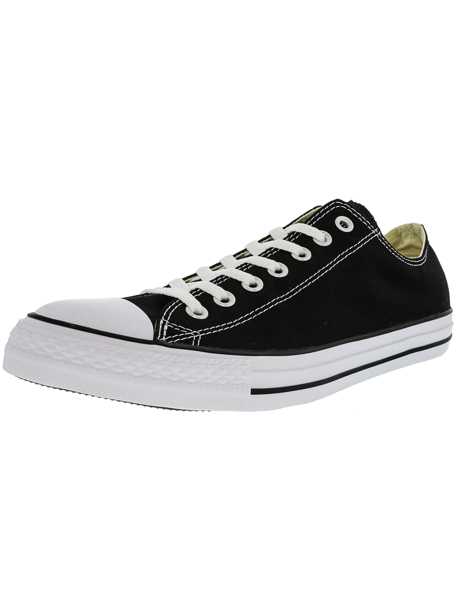 Converse All Star Ox Black Ankle-High Fashion Sneaker - 12.5M / 10.5M