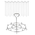 thumbnail image 2 of Oleegame 1 Pce Brochettes de Kebab Plates en Métal Acier Inoxydable BBQ Barbecue Brochette Grand Réutilisable pour Gril, 2 of 9