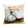 thumbnail image 1 of Fridja Housses de Coussin d'Halloween 18 x 18 Pouces Rétro Citrouille d'Halloween Graphique Housse de Coussin Décorative Colorée Rustique d'Halloween pour Décoration de Maison, Canapé, Sofa pour les Fêtes, 1 of 1