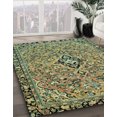 thumbnail image 2 of Ahgly Company Tapis d'Intérieur Carrés Abstraits Vert Avocat, Tapis de Zone Abstraits, 3 Pieds Carré, 2 of 6