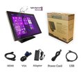 thumbnail image 2 of 23.6" Capacitive LED Backlit Multi-Touch HDMI VGA Monitor with 16:9 Display 1920 x 1080, True Flat Seamless Design Touchscreen, Great for Office, POS, Retail, Restaurant…, 2 of 7