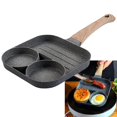 thumbnail image 4 of Egg Frying Pan Non Stick Burger Bacon Sausage Hamburg Cooker Pan Kitchen, 4 of 9