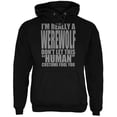 thumbnail image 1 of Halloween Costume de Werewolf Humain Noir Chandail à Capuchon pour Adulte, 1 of 1