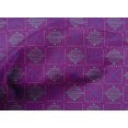 thumbnail image 4 of oneOone Cotton Poplin Fabric Leaves & Geometric Block Print Fabric BTY 42 Inch Wide, 4 of 4