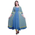 thumbnail image 1 of Bimba Kurta Long pour Femmes Anarkali Kurta Style Chic Tunique Kurti Ethnique Robe Longue, 1 of 6
