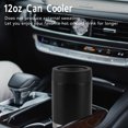 thumbnail image 4 of 12oz Can Insulator, Black 12oz Can Cooler  For Travel, 4 of 8