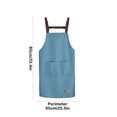 thumbnail image 3 of Chmadoxn Kitchen Gadgets, Kitchen Accessories, Kitchen Apron Multiple Colors Available Waterproofs And Oil Proof Washable Dirt Resistants Suitable For Kitchen Baking Room Kitchen Apron, 3 of 6