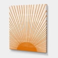 thumbnail image 3 of Designart Orange Sun Print III Canvas Wall Art, 3 of 4