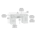 thumbnail image 4 of Sauder® Collection Barrister Lane Bureau Ministre en Finition Iron Oak, 4 of 9