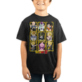 thumbnail image 1 of Dragon Ball Z Character Portraits Kids Charcoal Heather T-Shirt, 1 of 2
