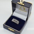 thumbnail image 2 of Ladies Pave Set Filigree Diamond Ring 14k White Gold 0.10ct, 2 of 4