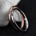 thumbnail image 4 of Couple Ring Versatile Delicate Titanium Steel Geometric Finger Ring for Banquet Party Anniversary Engagement, 4 of 10