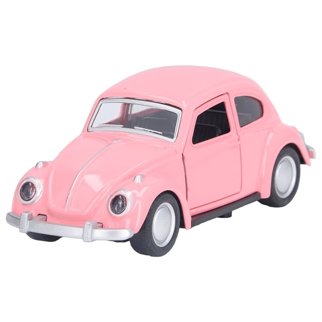 Diecast Model Car, Car Model Vivid Alloy For Kids For Collecting Deep Pink