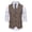 Brown, variant on Pisexur Mens Vintage Suit Vest Tailored Collar V-Neck Single-Breasted Sleeveless Dress Waistcoat for Wedding Formal Prom