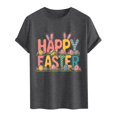 thumbnail image 4 of Plebaso T-Shirts de Pâques pour Hommes à Manches Courtes, Col Rond, T-Shirt Graphique, Hauts Imprimés, T-Shirts Décontractés d'Été pour Hommes, 4 of 6