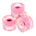 thumbnail image 1 of koolsoo 4pcs 60mm Light Up Flash Skateboard Longboard Wheels 78A with Bearing Core Pink, 1 of 1