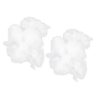 OULII 2 Bags Animal Stuffing PP Cotton For Dolls And Crafts