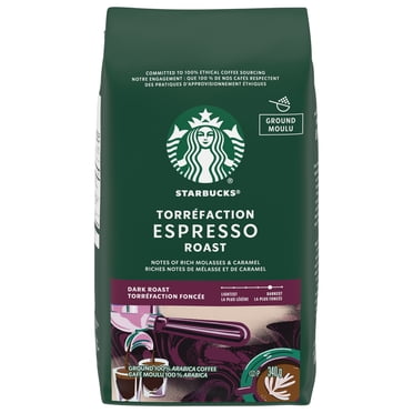 STARBUCKS Café Moulu Torréfaction Foncée Espresso, Sac