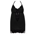 thumbnail image 5 of Nuisette sous-Vêtements Lingerie String Col en V Robe Dentelle Femme Profond, 5 of 5