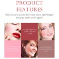 thumbnail image 4 of Pompotops Produits de Beauté en Liquidation, Cadeaux de Beauté pour Femmes, Ensemble de Blush Liquide Haute Résistance Réparation Rouge Mat Naturel Blush Longue Durée 8ml, 4 of 4