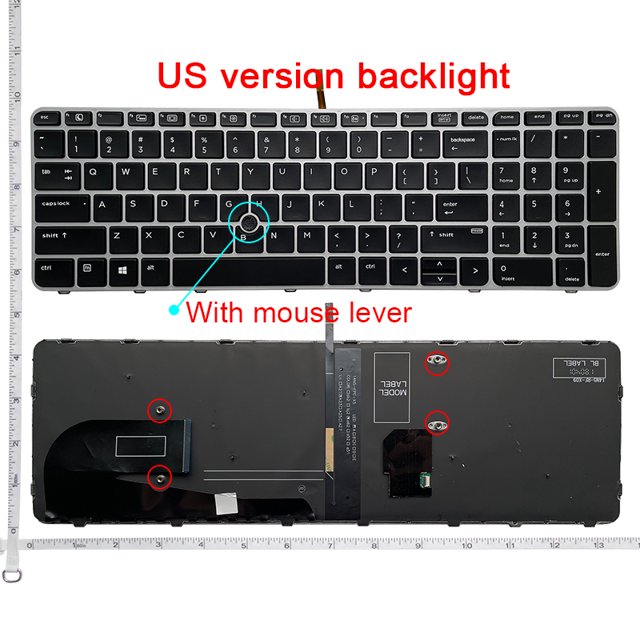 SP/US/RU For HP EliteBook EliteBook 850 G3 850 G4 755 G3 ZBOOK 15U G3 G4 US without Backlit Laptop Keyboard English US Backlit