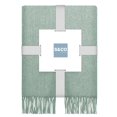thumbnail image 2 of Faux Cashmere Throw Jade Green, 2 of 3