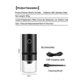 thumbnail image 4 of USB Electric Coffee Grinder Rechargeable Bean Grinder, 4 of 8