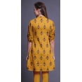 thumbnail image 3 of Bimba Kurti à Manches Retroussables pour Femmes, Col Mandarin Imprimé, Hauts de Kurti Courts, 3 of 6