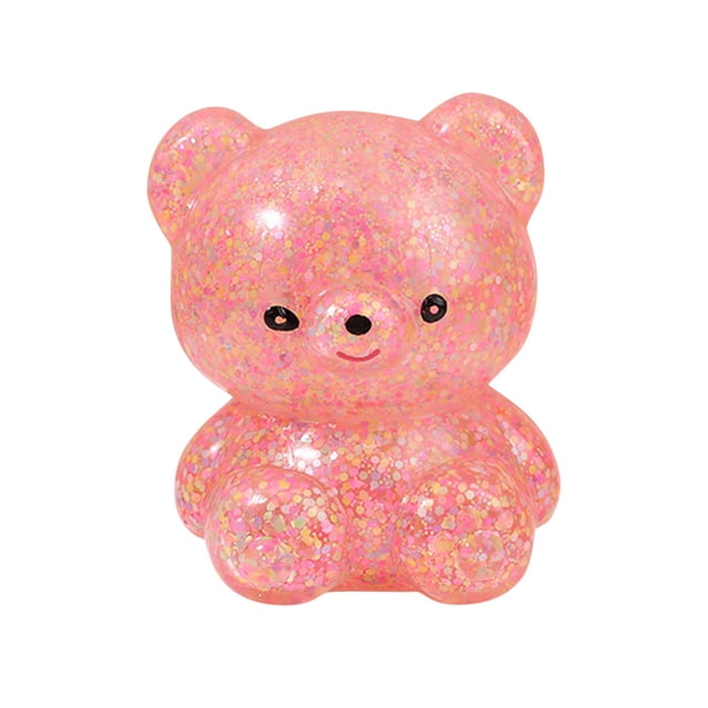 Dvkptbk Poupée Nouvelle Poupée Jouets de Noël Musique Pincée Sequins Jouets de Décompression Outils de Décompression en Liquidation