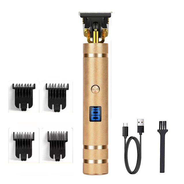 Hair Clippers for Men, Professional Hair Trimmer Gapped Cordless Rechargeable Edger with LED Display