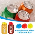 thumbnail image 4 of Sealing Upgraded Can Covers for Cola Can Lid Protectors Reusable Spill Stopper Designed for Standard Size Cans 24 Inches, 4 of 5