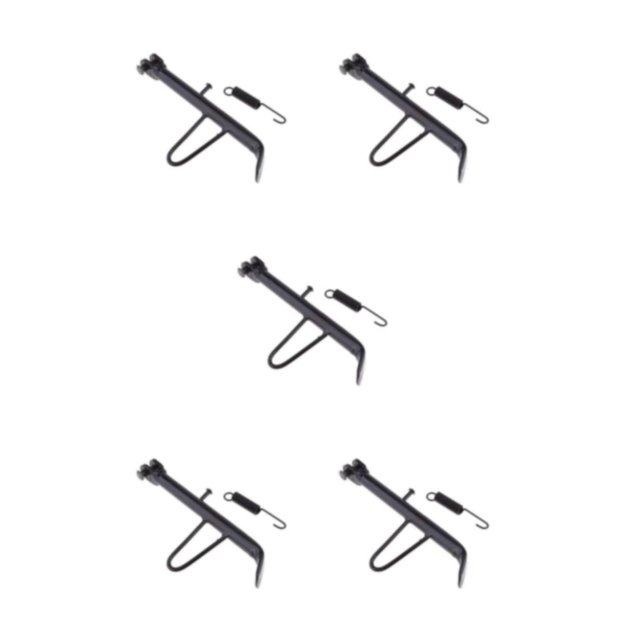 Wweixi Sturdy And Durable Motorcycle Side Stand Wear-resistant High-strength Support Easy To Install black 17cm 5Set