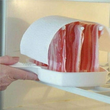 serony Cuiseur à Bacon pour Micro-Ondes Déjeuner Santé Four à Micro-Ondes Plateau à Bacon Bacon Croustillant Gril pour Outil de Cuisine