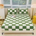 thumbnail image 1 of TIMIFIS Fitted Sheet Fitted Sheet Protective Cover For Bed Mattress Pocket Fitted Sheet Winter Warm Breathable Non Slip For Care Bed Sheet Quilted Fitted Sheet New Home Essentials, 1 of 6