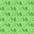 thumbnail image 1 of Ahgly Company Machine Washable Indoor Square Transitional Emerald Green Area Rugs, 6' Square, 1 of 7