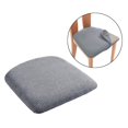 thumbnail image 4 of Stretch Chair Seat Cover Removable for Dining Room Kitchen Banquet Chair Grey, 4 of 8