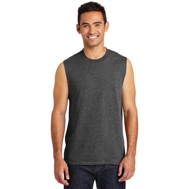 Port & Company Tee-Shirt Sans Manches en Coton