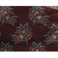 thumbnail image 4 of oneOone Georgette Viscose Fabric Leaves & Floral Block Print Fabric By The Yard 42 Inch Wide, 4 of 5
