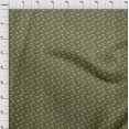 thumbnail image 4 of oneOone Rayon Olive Green Fabric Bird Craft Projects Decor Fabric Printed By The Yard 56 Inch Wide, 4 of 5