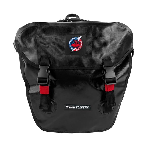 Demon Electric Sac de Selle Arrière Étanche pour Vélo, Sac de Bagage Durable, Sacoche à Grande Capacité pour Vélos et Vélos Électriques