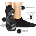 thumbnail image 2 of Grip Socks - Yoga Pilates Barre Non Slip - Ballet, 2 of 7