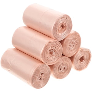 HLONK Garbages Bags6 Rolls Petits Sacs à Corbeille Cat Litter Sacs de Corbeille Portable Sac à Corbille Voiture Sac à déchets Petit Support de Corbille