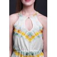 thumbnail image 2 of Bimba Robe Maxi Teinture sur Nœuds pour Femmes Sans Manches à Col Ras du Cou et Dos Nu avec Fentes Latérales - Moyen, 2 of 6