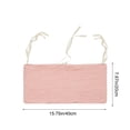 thumbnail image 4 of Feltree Bedside Organizer with Double Layer & Multiple Pockets, 15.75 Inch Hanging Storage Bag, Soft Fabric Hanging Organizer for Stroller, Crib & Nursery Organization, 4 of 8